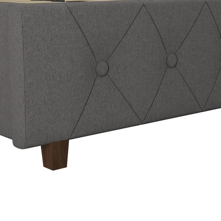 CosmoLiving by Cosmopolitan Mercer Tufted Upholstered Platform Bed