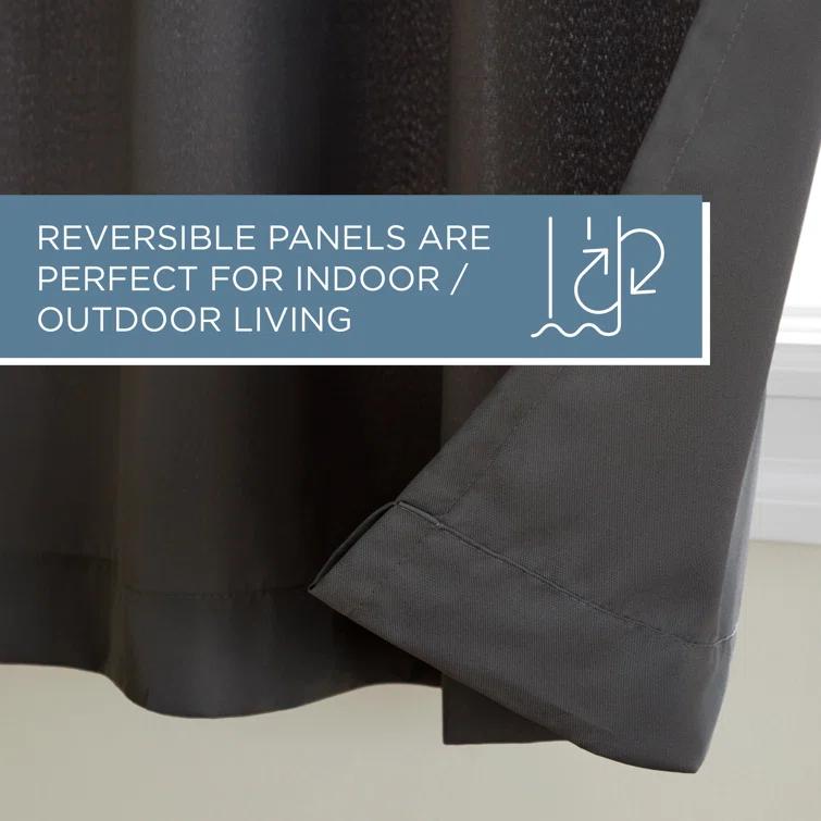 Cabana Solid Heavyweight Indoor Outdoor Curtains