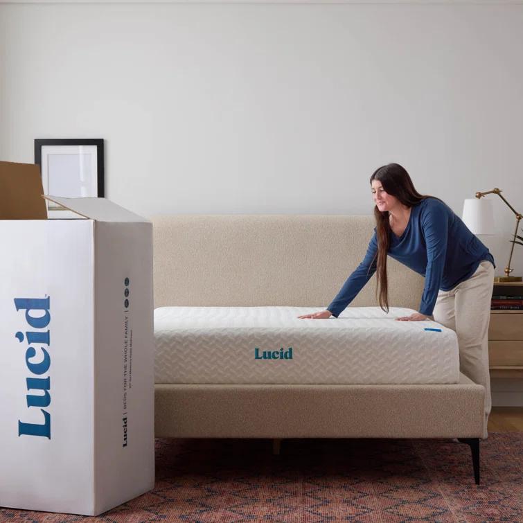 Lucid LUCID Firm Cooling Gel infused Memory Foam Mattresses