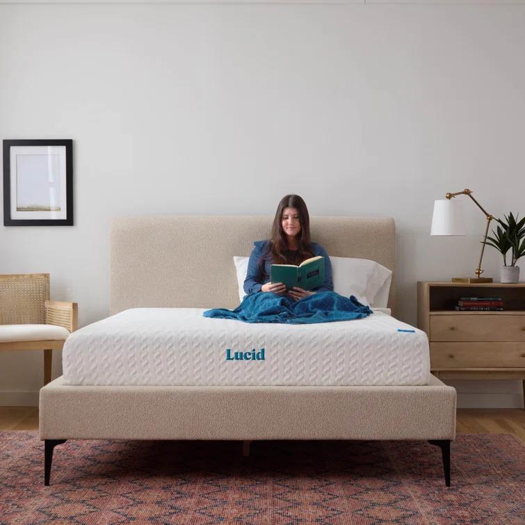 Lucid LUCID Firm Cooling Gel infused Memory Foam Mattresses
