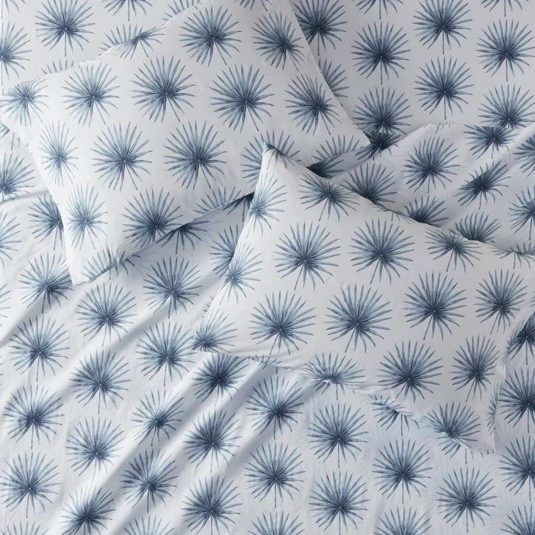 Madison Park Essentials 200 Thread Count Printed Cotton 200 Thread Count Printed 100% Cotton Sheet Set