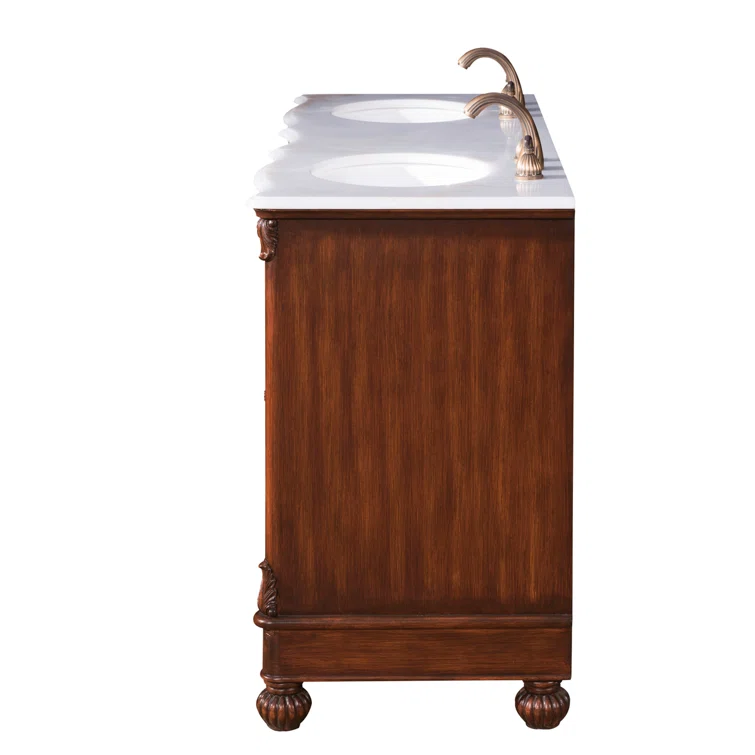Etta Avenue™ Mannie 60'' Double Bathroom Vanity with Top