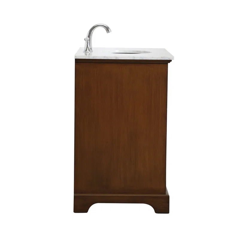 Hermes 36'' Single Bathroom Vanity with Marble Top