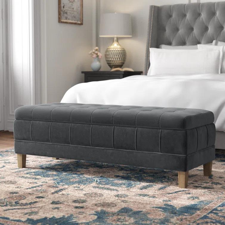 Gloria Velvet Ottoman