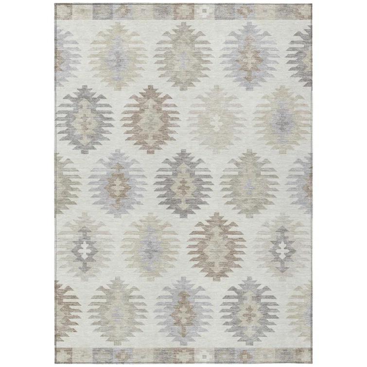 Chayden Washable Southwestern Indoor / Outdoor Rug