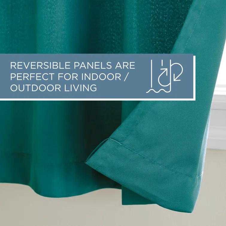 Cabana Solid Heavyweight Indoor Outdoor Curtains