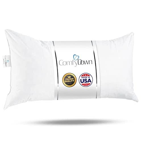 ComfyDown ComfyDown 95% Feather 5% Down Rectangle Decorative Pillow Insert Sham Stuffer