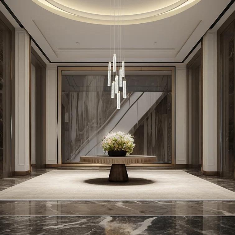 Minx Cluster LED Lights Round Pendant