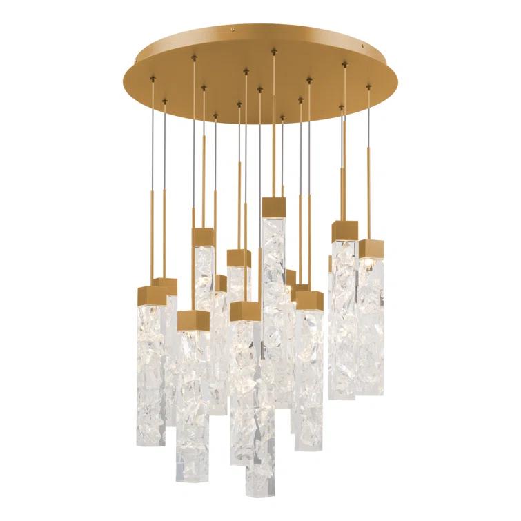 Minx Cluster LED Lights Round Pendant