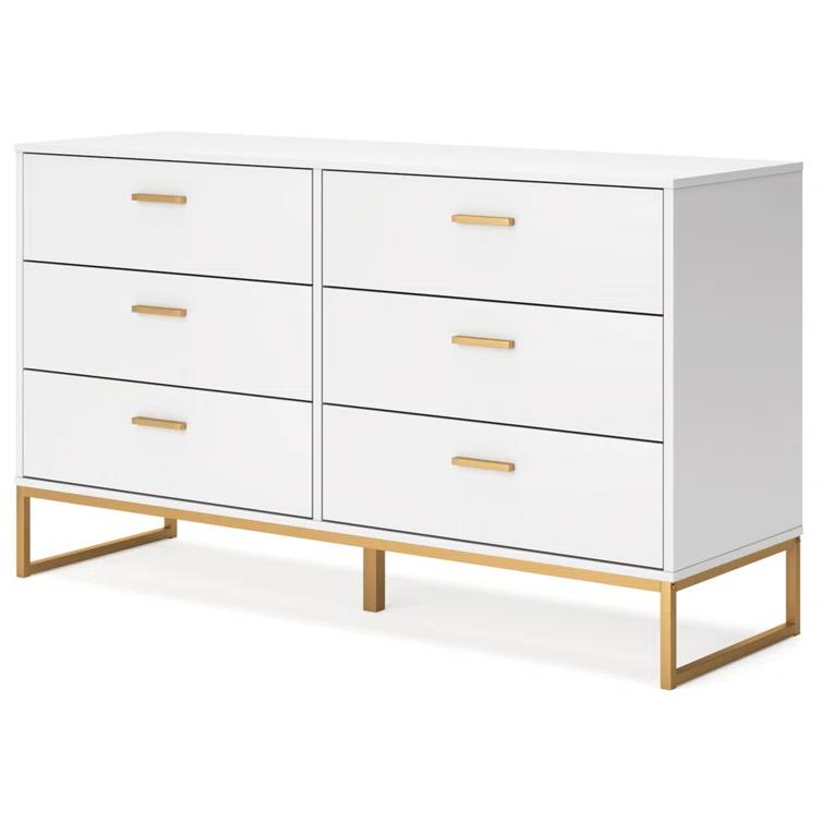 Latitude Run® Bosnjak 6 Drawer 59.02" W Double Dresser & Reviews | Wayfair