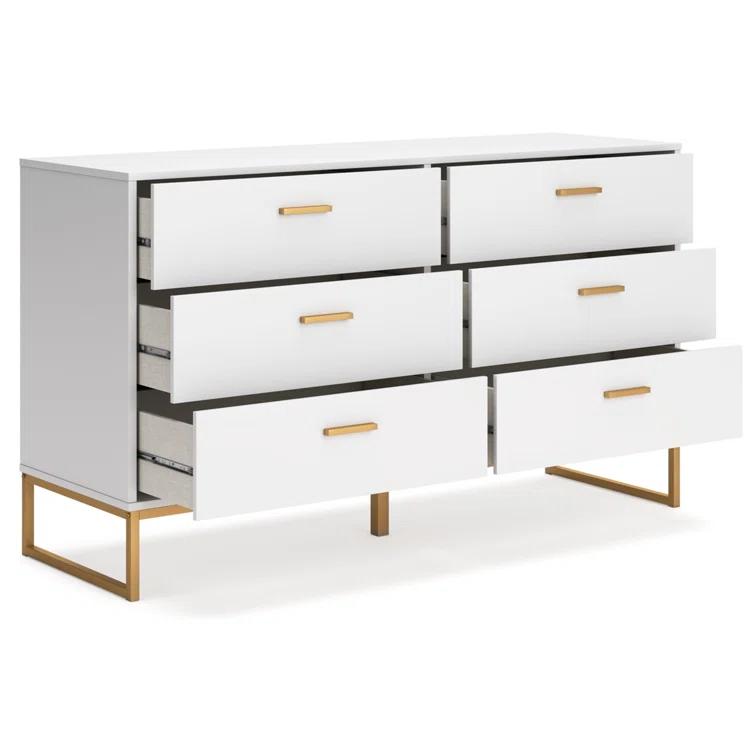Latitude Run® Bosnjak 6 Drawer 59.02" W Double Dresser & Reviews | Wayfair