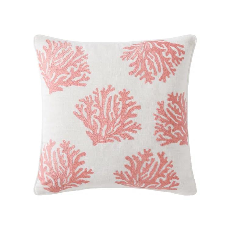 Tommy Bahama Home Coral Island Throw Pillow