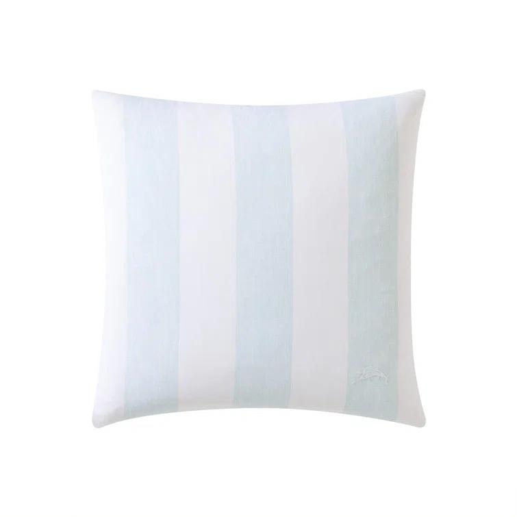 Tommy Bahama Home Awning Striped Cotton Throw Pillow