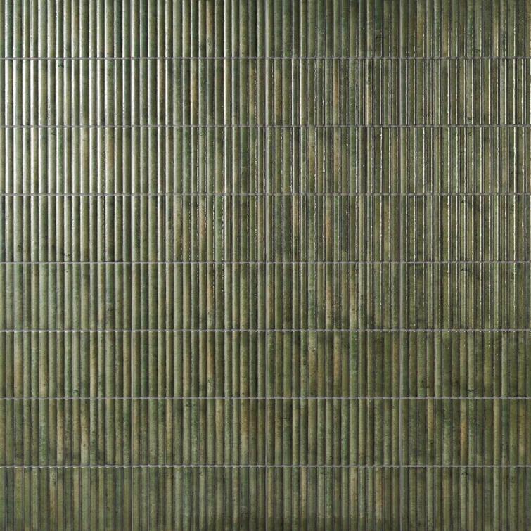 Canu 5.9 In. x 11.81 In. Polished Fluted Ceramic Subway Wall Tile (9.68 Sq. Ft. / Case)