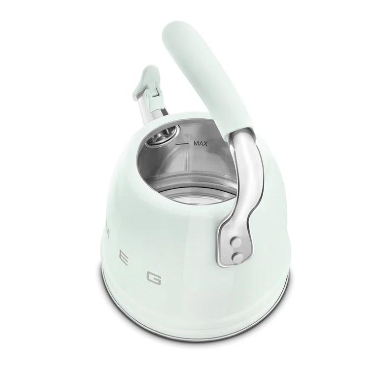 SMEG Pastel Green Whistling Stovetop Kettle