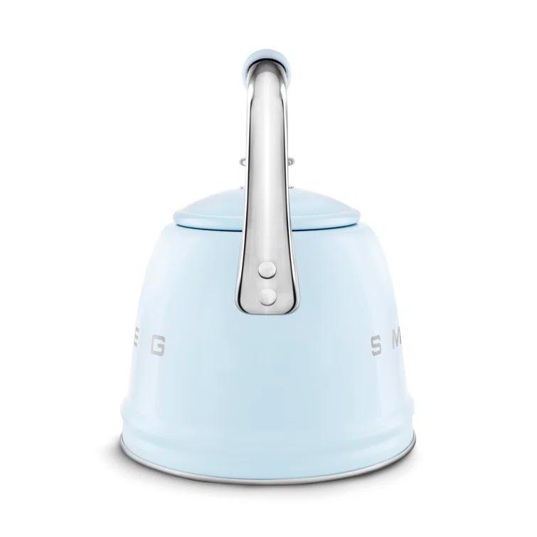 SMEG Pastel Blue Whistling Stovetop Kettle