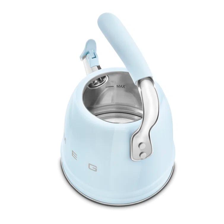 SMEG Pastel Blue Whistling Stovetop Kettle