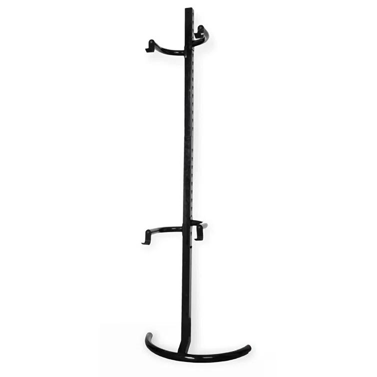 Arlmont & Co. 56E4D064C2A046809C83FB969CFA2B99 Subeetha Gravity Bike Stand Bicycle Rack For Storage or Display - Holds Two Bicycles But Takes Up Half The Space by RAD Cycle