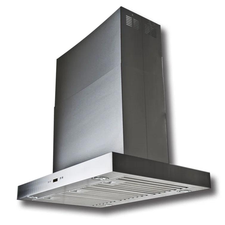 PROLINE 36" 1100 CFM Ducted Island Range Hood in Brushed Stainless Steel