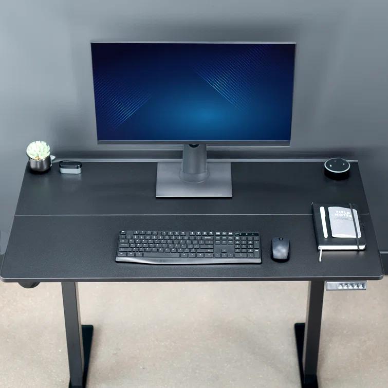 VIVO Electric 44"x 24" Sit Stand Desk, Height Adjustable Workstation (E144B series)