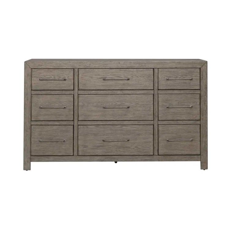 Jazaniah Panel Bed, Dresser And Mirror