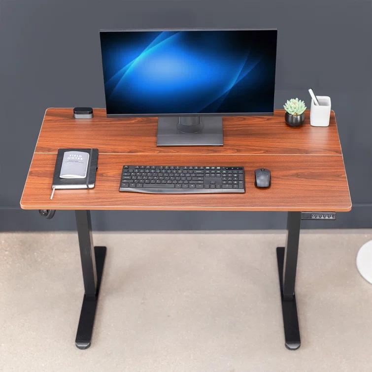 VIVO Electric 44"x 24" Sit Stand Desk, Height Adjustable Workstation (E144B series)
