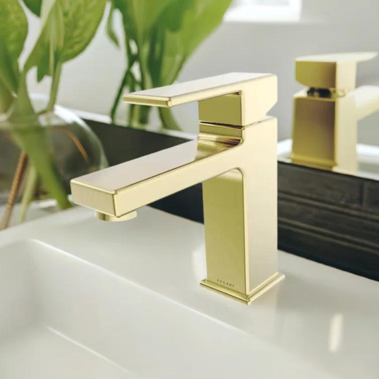 Lulani Capri Single Hole Bathroom Faucet with Drain Assembly