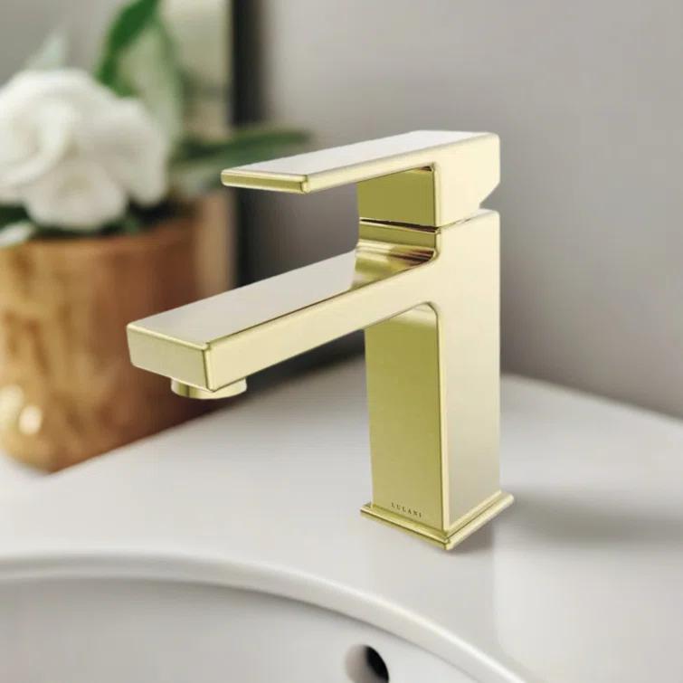 Lulani Capri Single Hole Bathroom Faucet with Drain Assembly