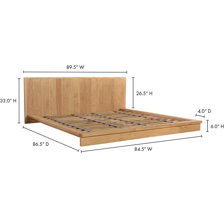 Siegel Platform Bed - Natural / King