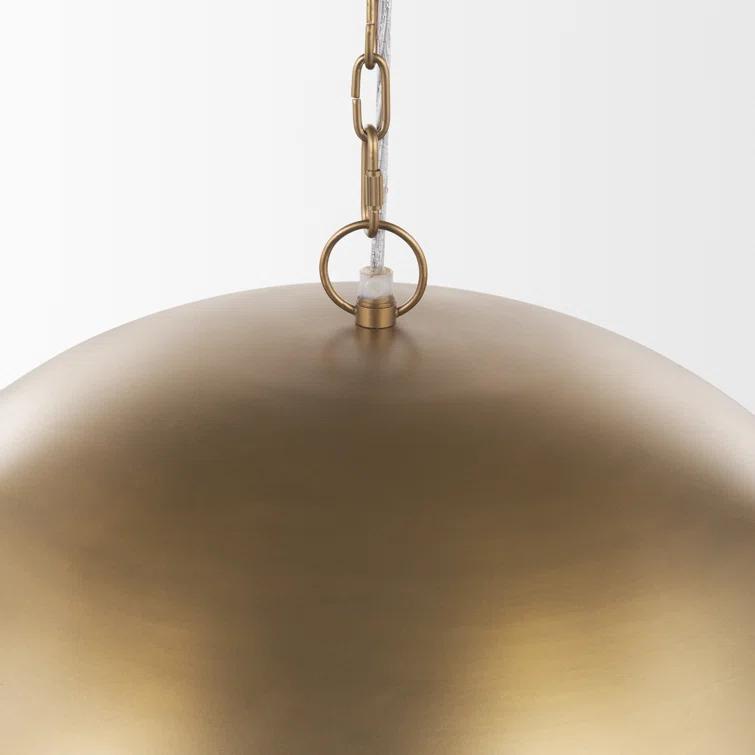 Miles Single Light Metal Dimmable Pendant