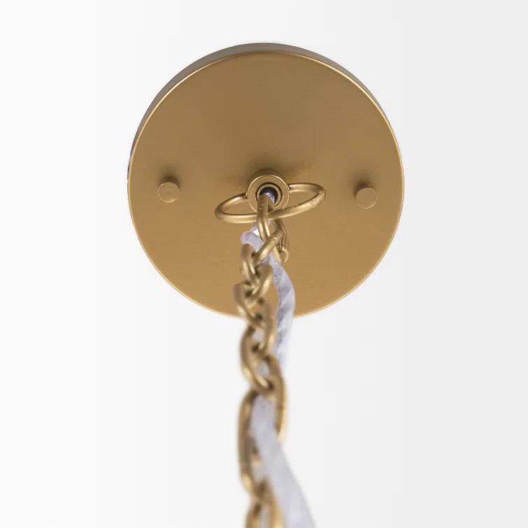 Miles Single Light Metal Dimmable Pendant