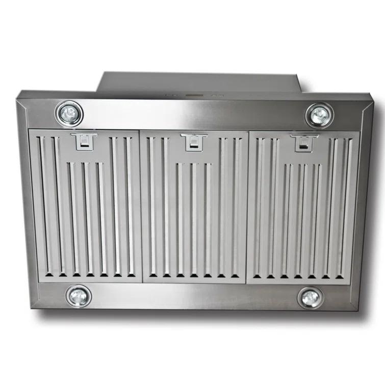 PROLINE 36" 1100 CFM Ducted Island Range Hood in Brushed Stainless Steel