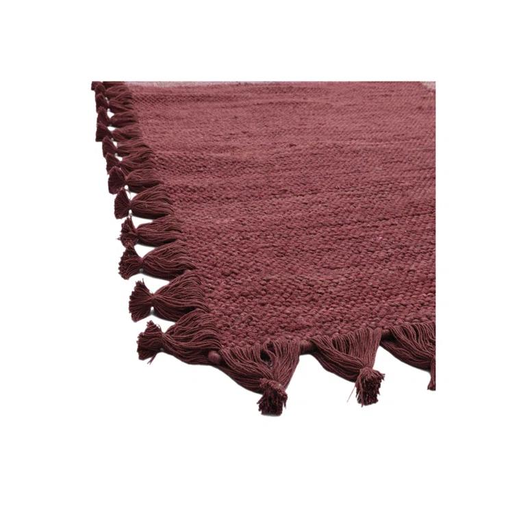 LOOMY Merlot Jute Hand Woven Rug