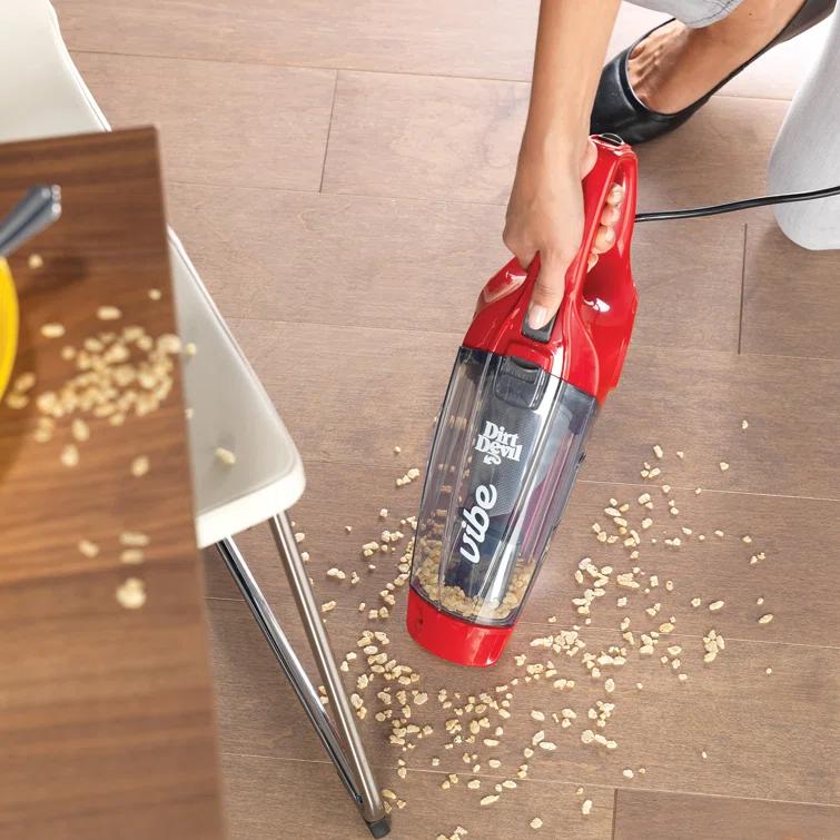 Dirt Devil Vibe 3-in-1 Vacuum Cleaner, Lightweight Corded Stick Vacuum with Handheld, SD20020V, Red