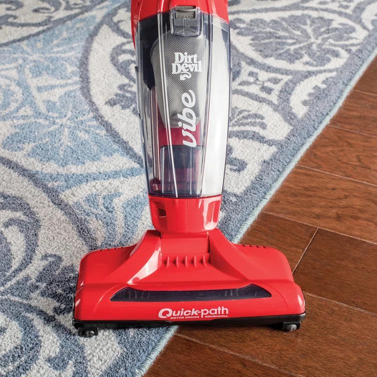Dirt Devil Vibe 3-in-1 Vacuum Cleaner, Lightweight Corded Stick Vacuum with Handheld, SD20020V, Red
