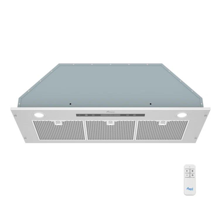 Awoco 36" Stainless Steel 650 CFM Ducted (Vented) Insert Range Hood with Mesh Filter