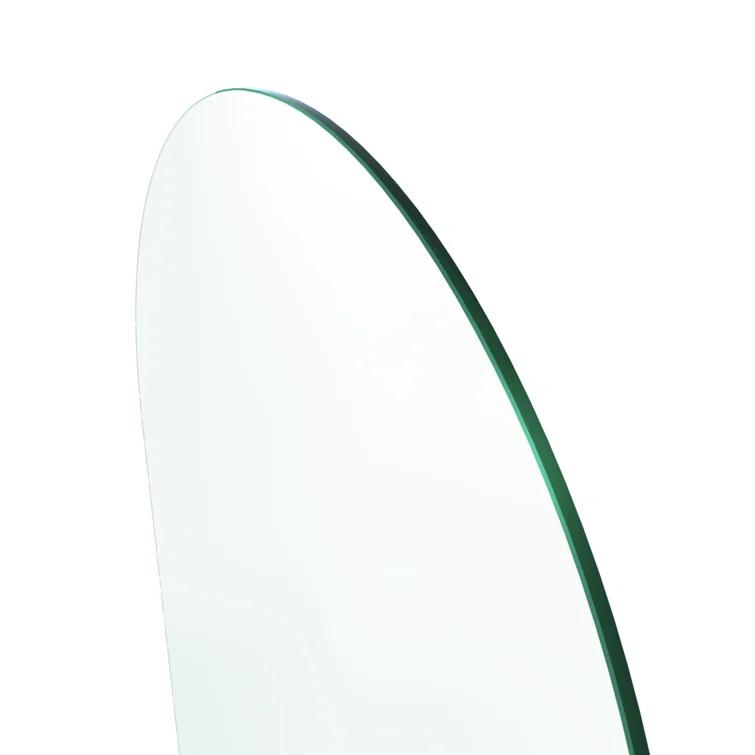 Venus 34 in. x 66.75 in. Frameless Arched Single Fixed Bath Panel