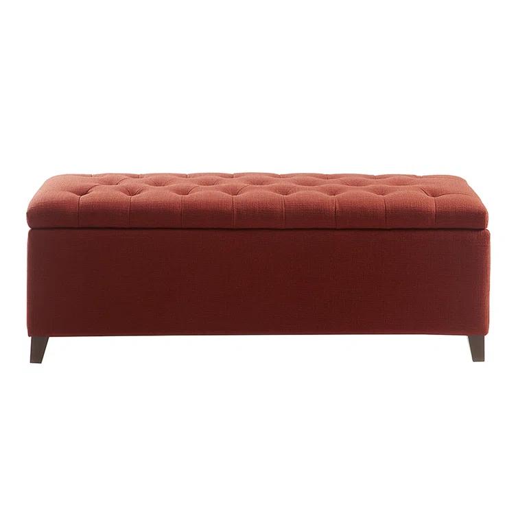 1 Polyester Upholstered Storage Bench