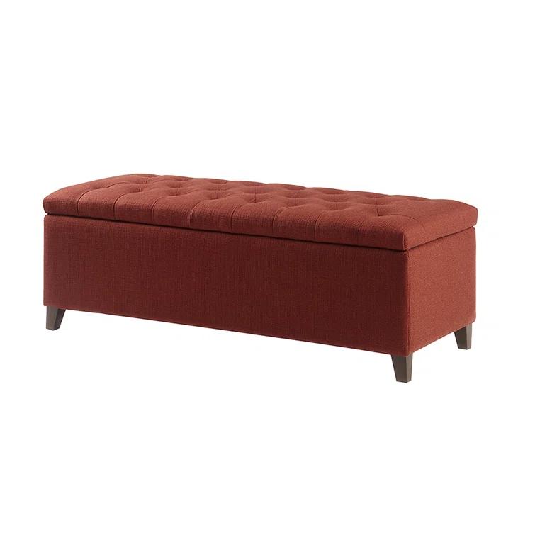 1 Polyester Upholstered Storage Bench