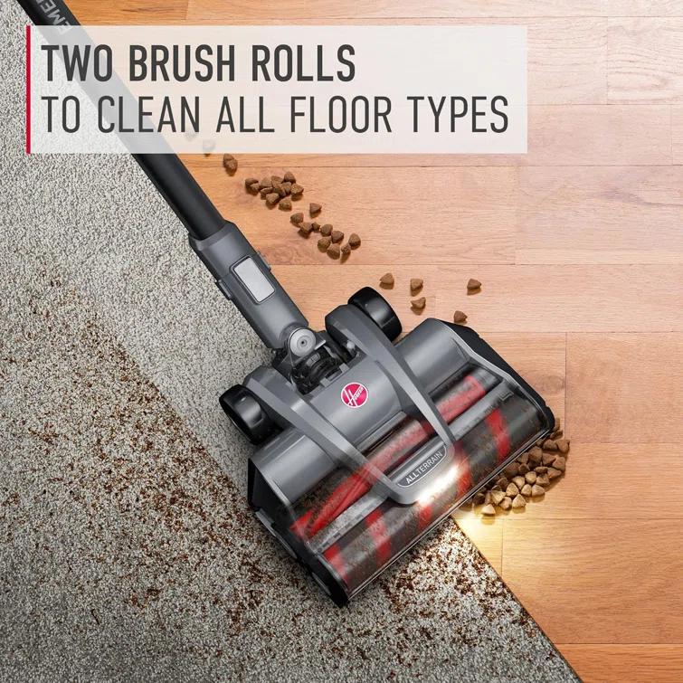 Hoover Onepwr Emerge Complete Cordless Stick Vacuum Dual Brush Roll, 2 Batteries, Bh53654ve