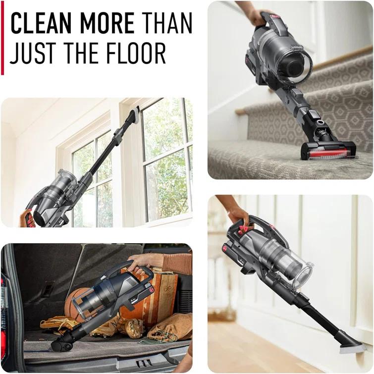 Hoover Onepwr Emerge Complete Cordless Stick Vacuum Dual Brush Roll, 2 Batteries, Bh53654ve