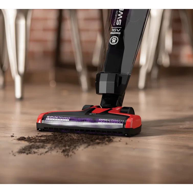 Power Swerve Pet, Lightweight Cordless Stick Upright Vacuum Cleaner, For Carpet And Hard Floors, Bd22052v, Red