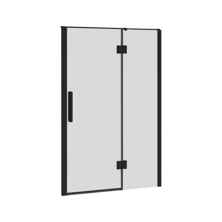 A&E Bath and Shower 48'' - W x 74'' H Door with Tani-48-BLK