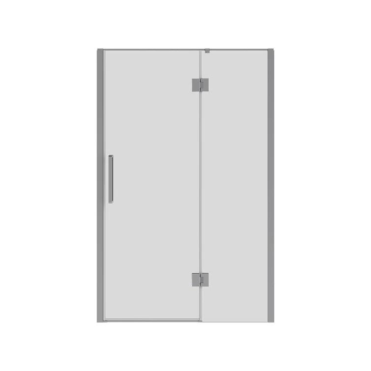 A&E Bath and Shower 48'' - W x 74'' H Door with Tani-48-CHR