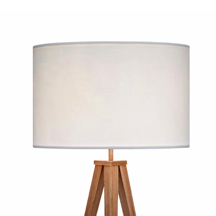Cardone 60" Modern Standing Tripod Floor Lamp with Drum Shade