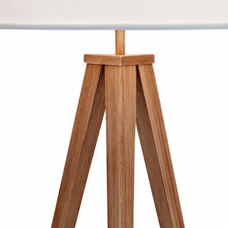 Cardone 60" Modern Standing Tripod Floor Lamp with Drum Shade