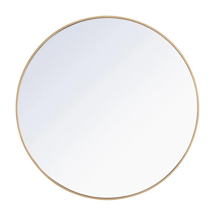 Sabine Metal Round Wall Mirror