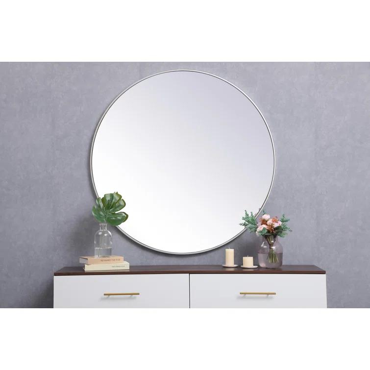 Sabine Metal Round Wall Mirror