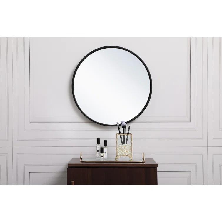 Sabine Metal Round Wall Mirror