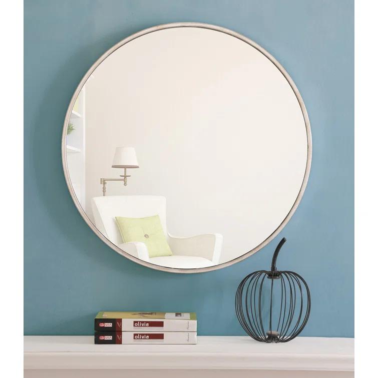 Sabine Metal Round Wall Mirror